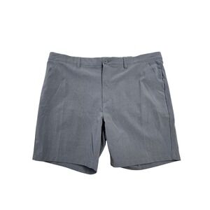 FLX Mens Performance Mesh Shorts 8 Inch Inseam Blue Gray Size 42 MX51V103RS1